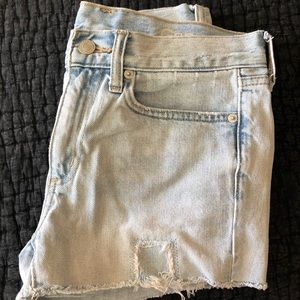 Denim shorts